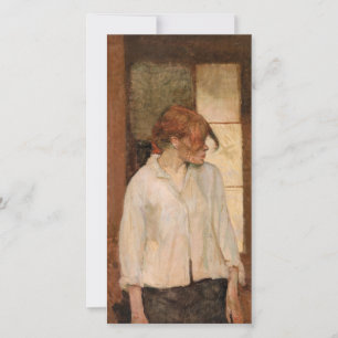Toulouse-Lautrec - A Montrouge, Rosa La Rouge Bedankkaart
