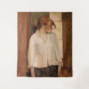 Toulouse-Lautrec - A Montrouge, Rosa La Rouge Wandkleed