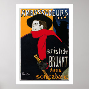 Toulouse-Lautrec: ambassadeurs-Bruant Poster