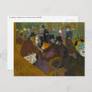 Toulouse-Lautrec - bij de Rouge Briefkaart