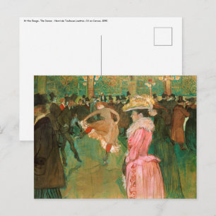 Toulouse-Lautrec - Bij de Rouge, De Dans Briefkaart