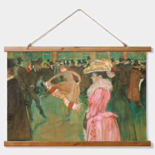 Toulouse-Lautrec - Bij de Rouge, De Dans Hangend Wandkleed