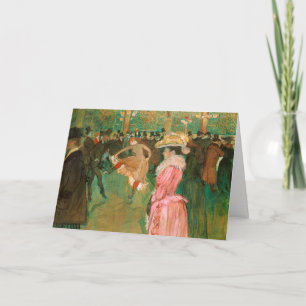 Toulouse-Lautrec - Bij de Rouge, De Dans Kaart