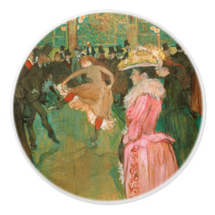 Toulouse-Lautrec - Bij de Rouge, De Dans Keramische Knop