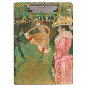 Toulouse-Lautrec - Bij de Rouge, De Dans Klembord