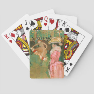 Toulouse-Lautrec - Bij de Rouge, De Dans Pokerkaarten