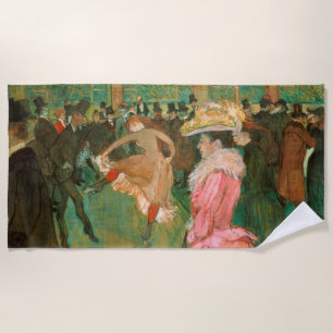 Toulouse-Lautrec - Bij de Rouge, De Dans Strandlaken