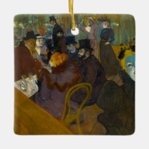 Toulouse-Lautrec - bij de Rouge Keramisch Ornament