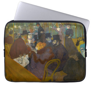 Toulouse-Lautrec - bij de Rouge Laptop Sleeve