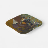 Toulouse-Lautrec - bij de Rouge Papieren Bordje (Gebogen)