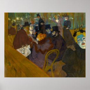 Toulouse-Lautrec - Bij de Rouge Poster
