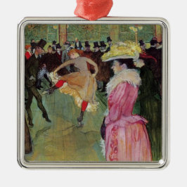 Toulouse-Lautrec, bij de Rouge, sierhuis Metalen Ornament
