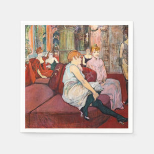 Toulouse-Lautrec - bij de Salon, de Mouliner Servet