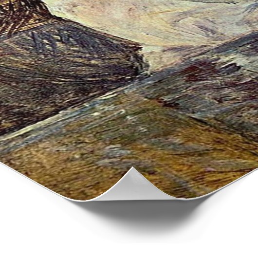 Toulouse-Lautrec - Comtesse Adele Zoe Poster (Hoek)