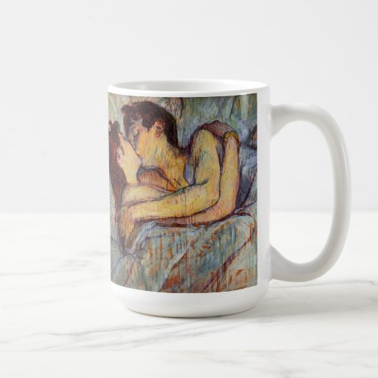 Toulouse-Lautrec dans le lit la tasse de baiser (Droite)