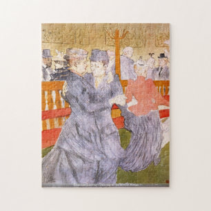 Toulouse-Lautrec - Dansen op de Rouge Legpuzzel