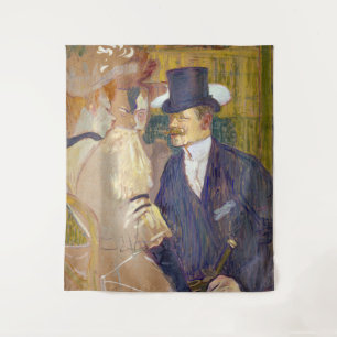Toulouse-Lautrec - De Engelsman van de Rouge Wandkleed
