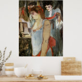 Toulouse-Lautrec - De Tattooed-vrouw Poster (Keuken)