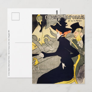 Toulouse-Lautrec - Divan Japonais Briefkaart
