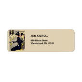 Toulouse-Lautrec - Divan Japonais Etiket (Voorkant)