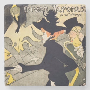 Toulouse-Lautrec - Divan Japonais Stenen Onderzetter