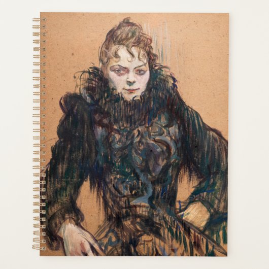 Toulouse-Lautrec - Femme avec un Boa Noir (Devant)