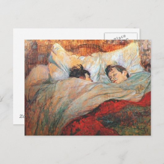Toulouse Lautrec Fine Art Briefkaart (Voorkant / Achterkant)