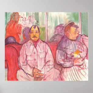 Toulouse-Lautrec - Gekoppelde bordeelhouders 1894 Poster