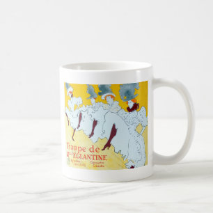 Toulouse Lautrec Gele Dansende Meisje Poster Koffiemok