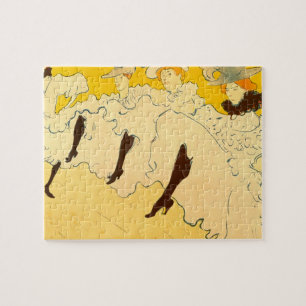 Toulouse Lautrec Gele Dansende Meisje Poster Legpuzzel