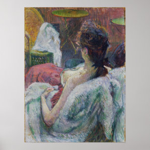 Toulouse-Lautrec - Het model rustend Poster