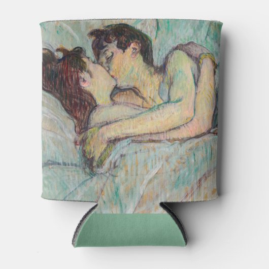 Toulouse-Lautrec - in Bed, de kus Blikjeskoeler (Voorkant)