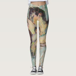 Toulouse-Lautrec - in Bed, de kus Leggings