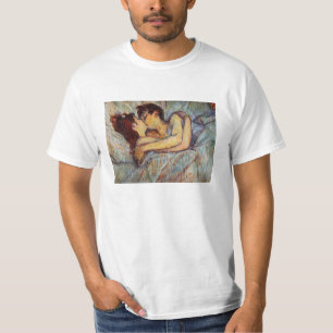 Toulouse-Lautrec in bed the Kiss T-shirt
