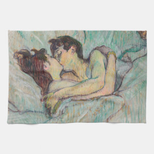 Toulouse-Lautrec - In Bed, The Kiss Theedoek