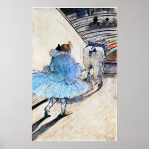 Toulouse-Lautrec - In de Circus, die de Ri ingaat. Poster