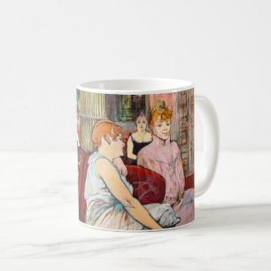 Toulouse-Lautrec - In de salon, rue des Moulins Koffiemok