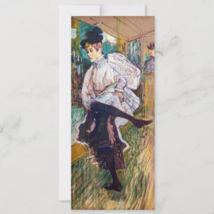 Toulouse-Lautrec - Jane Avril dansend Kaart