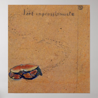 Toulouse-Lautrec - Krab op zand Poster