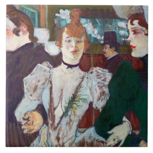 Toulouse-Lautrec - La Goulue die arriveert bij de  Tegeltje