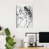Toulouse-Lautrec: La Goulue en Valentin, Waltz Poster (Thuiskantoor)