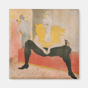 Toulouse-Lautrec - Mademoiselle Cha-u-kao Zittend Magneet