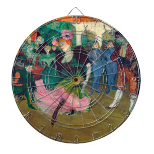 Toulouse-Lautrec - Marcelle Lender, Dansende Boler Dartbord