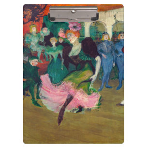 Toulouse-Lautrec - Marcelle Lender, dansende Boler Klembord