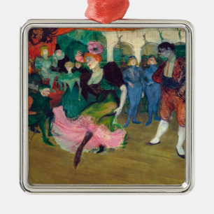 Toulouse-Lautrec - Marcelle Lender, dansende Boler Metalen Ornament