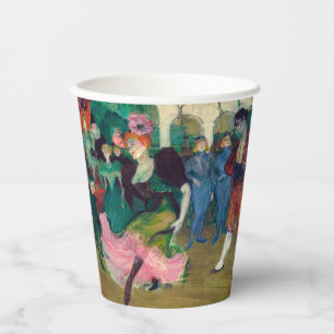 Toulouse-Lautrec - Marcelle Lender, dansende Boler Papieren Bekers