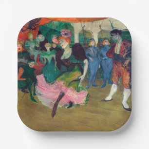 Toulouse-Lautrec - Marcelle Lender, dansende Boler Papieren Bordje