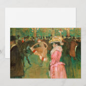 Toulouse-Lautrec - Op de Rouge, de Dance Kaart (Voorkant / Achterkant)