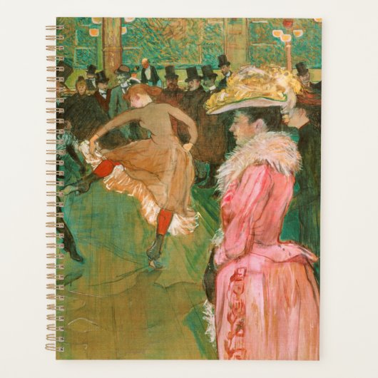 Toulouse-Lautrec - Op de Rouge, de Dance Planner (Voorkant)