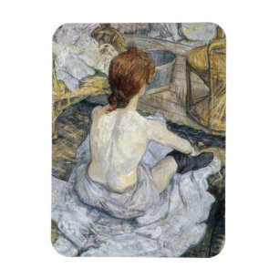 Toulouse-Lautrec - Rossige / Toilet Magneet